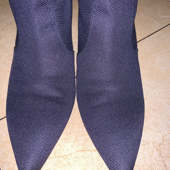 Stuart Weitzman Rapture navy blue sock booties 7.5 - Picture 10 of 15